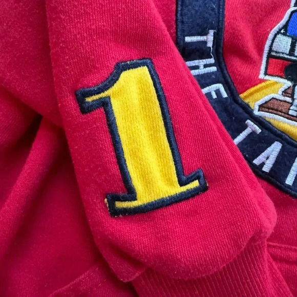 Thomas & Friends Toddler Boy Red Hoodie Embroidered Limited 2006 Size 5-6 - Picture 6 of 9